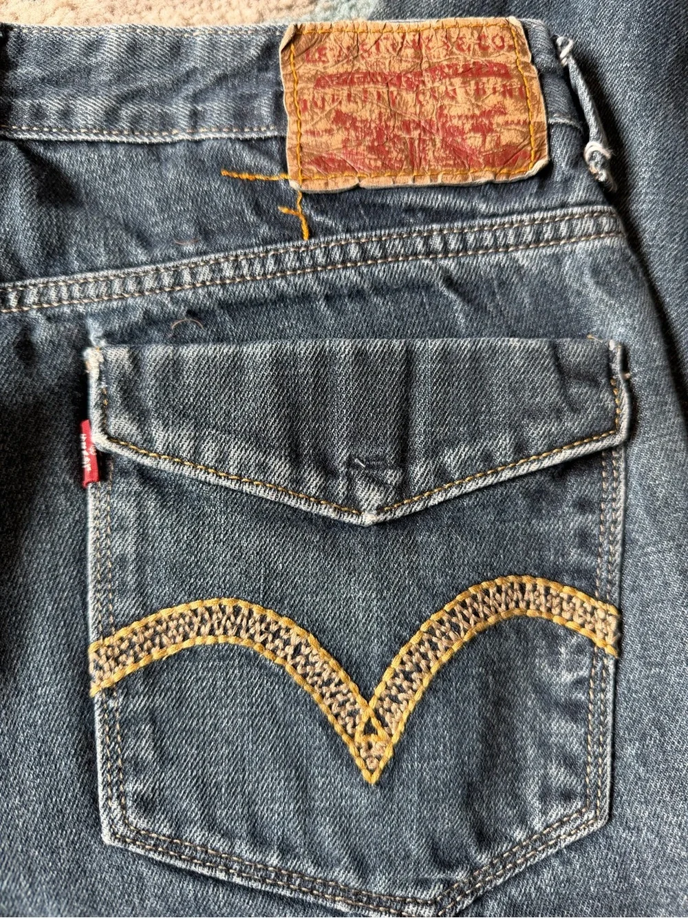 Boys Size 18 Levi's 514 Blue Slim Straight Jeans